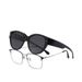 Men's Sunglasses TR90 High Grade Polarized Sunglasses Men's Fashion Sunglasses One Mirror Dual Purpose Cat Eye Sunglasses_viptrois.com