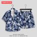Men's Clothing Shirt Beach Suit Summer Thin Travel Men And Women Couple Large Size Loose Casual Shorts_viptrois.com