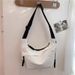 Luggage Bags Literary Nylon Dumpling Bag Large Capacity Fashion Commuter Crossbody Bag Trend Solid Color Shoulder Bag_viptrois.com