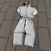 Unisex Minimalist Hoodie Set – High Neck Pullover & Joggers In Neutral Tones (S-XL, Grey/Brown, Streetwear Essentials)_viptrois.com