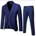CT Casual Suit For Men 2025 Spring/Summer Thin Trendy Loose Mature Style Blazer And Trousers Two-Piece Set_viptrois.com