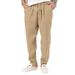 Men's Linen Casual Pants – Summer Breathable Straight-Leg Trousers With Drawstring (8 Colors, S-XXXL)_viptrois.com