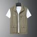 Men's Tactical Utility Vest – Lightweight Multi-Pocket Workwear Jacket For Fishing (M-5XL, Black/Army Green/Khaki/Grey/Navy)_viptrois.com