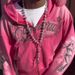 Y2K European American Style Cross Border Zip up Hooded Sweatshirt Men's Retro Washed Couple Jacket Letter Print_viptrois.com