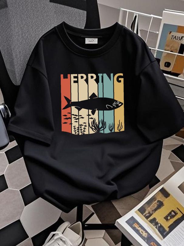 Herring Fish Trophy Shirt, Herring Fishing Gift , Herring T-shirt Men Women Streetwear Top For Everyday Wear Summer Stylish Unisex Casual_viptrois.com