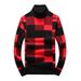 Autumn Winter New Men's High Collar Warm Long Sleeve Sweater Trendy Fashion Casual Knitted Base Shirt 2808_viptrois.com