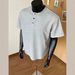 Men's Henley Neck Short Sleeve T-Shirt - Summer Waffle Knit Relaxed Fit Polo Shirt In Light Grey - Casual Streetwear For Teens & Young Adults_viptrois.com