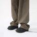 Men's Clothing | 2024 Summer New Products Cleanfit High end Drape Dark Brown Jeans_viptrois.com