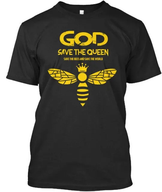 God Save The Queen Bees And World Premium T-Shirt Mens Womens Tees Top Made In The USA Size S To 5XL_viptrois.com