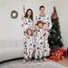 Christmas Santa Snowman crutch Christmas family suit printed homewear pajamas_viptrois.com