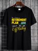 Retirement Plan Off Roading 4X4 Road Funny Mens Cotton T-Shirt Tee Top Soft Top For Everyday Wear Homme Unisex Stretched Stylish Streetwear_viptrois.com