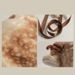 Christmas Lei Feng Children's Sweet Cute Deer Antlers Warm Ear Protection Autumn and Winter Plush Tie Pullover Hat_viptrois.com