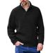 Men's V-Neck Knit Sweater – Oversized Casual Pullover With Stretch Blend (M-XXXL, Korean-Inspired Loose Fit, Business Casual Essential)_viptrois.com