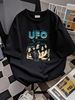 New Rare Ufo Band Gift For Fans Black All Size T-Shirt WS1352 Soft Designer Clothes Streetwear Top For Everyday Wear Unisex Graphic Homme Slightly_viptrois.com