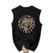 Men's Clothing Basketball Sports T Shirt Summer Men's Round Neck Printed Sleeveless Vest Loose Waistcoat Sweatshirt Bottoming Top_viptrois.com