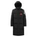 Premium Couple's Winter Hooded Down Jacket – Warm & Stylish Long Coat With 550 Fill Power Duck Feather For Cold Weather (Black/White, S-Xxxl)_viptrois.com