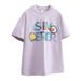 Short Men's 2025 Summer New Trendy Brand Loose Letter Printed Half Sleeved Versatile Base Shirt T-shirt Top_viptrois.com