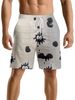 Premium Products Fashionable Men's Fitness Running Sports Basketball Shorts With Fun Printed Loose And Versatile Beach Casual Pants_viptrois.com