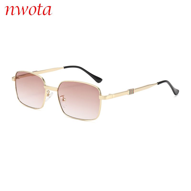 New Square Metal Frame Personalized Sunglasses Punk Style Men And Women Trendy Street Shooting Sunglasses T1283_viptrois.com