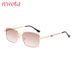 New Square Metal Frame Personalized Sunglasses Punk Style Men And Women Trendy Street Shooting Sunglasses T1283_viptrois.com