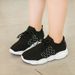 Children's Spring and Autumn New Knitted Sneakers Lace-up Student Shoes Breathable Comfortable Mesh Shoes Small and Middle-aged Casual Shoes Trendy_viptrois.com