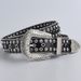 VOOTHOST Men's Jeans Rhinestone Large Size Women's Western Denim Shiny Rivet Design Leather HipHop Punk Rock Y2K Style Belt VB074_viptrois.com