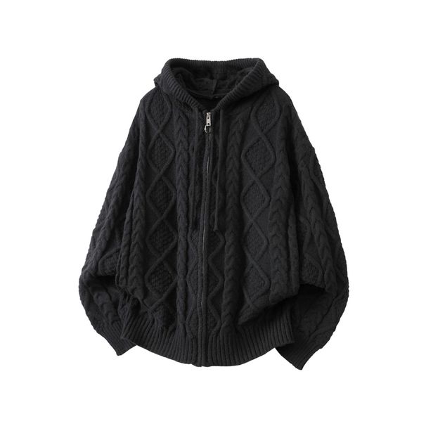 Autumn And Winter Men's New Lazy Style Casual Sweater Men's Jacket Hooded Cardigan Trendy Loose Large Size Sweater_viptrois.com