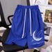 Men's Clothing Waffle Shorts Thin Casual Sports Pants Loose All Match Straight Shorts_viptrois.com