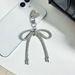 Fashionable Rhinestone Bow Pendant Keychain Bag Mobile Phone Case Pendant_viptrois.com