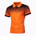 Men's Clothing New Spring And Autumn Gradient Color 3D Printing Polo T Shirt Lapel Slim Fit Polo Cedar_viptrois.com