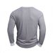 Men's Ribbed Texture Long Sleeve Shirt – Contrast V-Neck Pullover (Breathable Polyester, Slim Fit, Unisex Casual Top For Fall/Winter)_viptrois.com