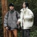 Large Size Stand-up Collar Cotton-padded Clothes For Men And Women, Down Cotton-padded Jackets, Loose And Thickened Cotton-padded Clothes_viptrois.com
