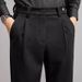 Men's Clothing Classic Wool Blend Dress Pants For Men - Straight Fit, Winter Comfort, Business Casual Trousers With Premium Fabric_viptrois.com