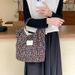 Women's Bags Large Capacity Retro Corduroy Popular Leopard Print Shoulder Bag Casual Underarm Bag Tote Bag Handbag_viptrois.com
