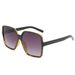 Women's Square Large Frame Sunglasses - Retro Champagne Gradient Lens (High-End UV400 Protection, Minimalist & Lightweight)_viptrois.com