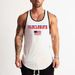 Fitness Vest Men's Foreign Trade Cross-border Training Clothes Men's Casual Tight T-shirt Trend Bodybuilding I-type Bottoming Shirt Tide_viptrois.com