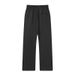 Men’s High-Waist Casual Sweatpants – Loose Fit, Drawstring Waist, Unisex Streetwear (Black/Flower Ash/Khaki, M-XXXL)_viptrois.com