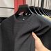 Men's Clothing Ice Silk Short Sleeve Jacquard Top Cool Breathable Elastic Bottoming Shirt Versatile_viptrois.com