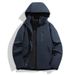 Pulse Men's 3-in-1 Detachable Windproof Waterproof Outdoor Hiking Trekking Group Activity Jacket Work Coat_viptrois.com