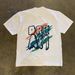 Trendy American Style Summer Cotton Street Short T-Shirt 2025 New Loose Print Niche Half Sleeve Top_viptrois.com