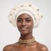 Muslim hat Crepe double braid big rhinestone heavy African national turban hat_viptrois.com