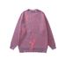 Men's Clothing Knit Sweater – Oversized Streetwear Pullover With Artistic Ripped Details (Burgundy, Sage Green, Light Gray) | Soft Deer Fleece Fabric_viptrois.com
