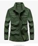 Autumn Men's New Retro Jacket Stretch Fashion Trend Shirt Multi-pocket_viptrois.com