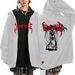 Dark Style Women's Hoodie Gothic Couple Demon Skull Harajuku Large Size Zipper Sweatshirt_viptrois.com