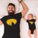 Copy And Paste Parent Child Outfit Family Of Three Father And Son Mother And Daughter Pure Cotton Short_viptrois.com