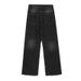 Men's Clothing High Street Loose Heavy Washed Distressed Embroidered Skull Vibe Style Trousers Men_viptrois.com