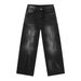 Men's Clothing Loose Straight Jeans Retro Trendy Versatile Wide Leg Trousers_viptrois.com