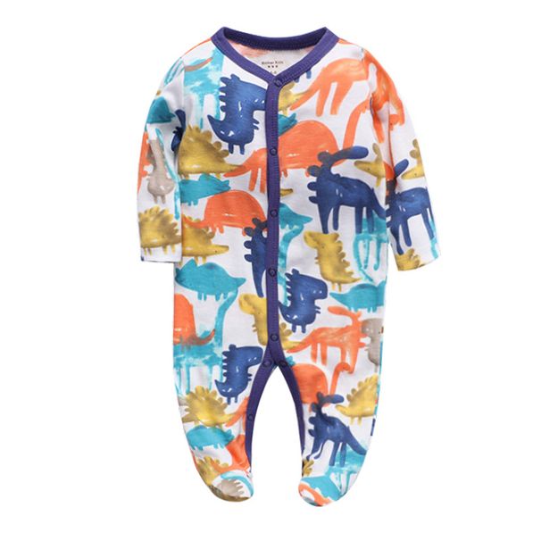 Mother & Kids Baby Onesie Cover Feet Crawl Clothes Newborn Onesie Cover Fart Clothes Spring And Autumn Pajamas Baby Clothes_viptrois.com