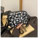 Halloween Gothic Skeleton Shoulder Bag - Trendy PU Crossbody Purse For Women, Stylish Small Square Handbag With Unique Stitching Design_viptrois.com