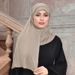 Women's Scarves New Wave Hot Diamond Lazy Convenient Headscarf Muslim Ladies Mercerized Cotton Fashionable Head Wrap Shawl_viptrois.com